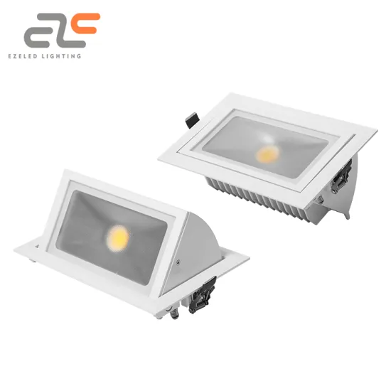 2024 New Design High-Quality 40W Aluminum Dimmable LED Recessed Down Lights for Mall Store Interiors