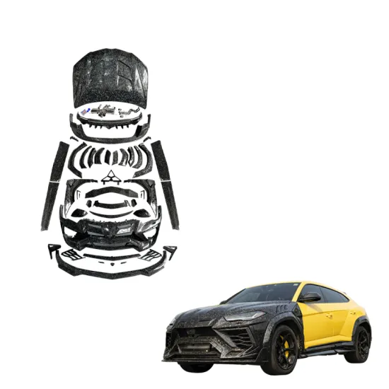 MSY Style Wide Body Kit - Dry Carbon Fiber Front Bumper Lip, Side Skirt, Hood for Lamborghini Urus