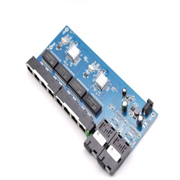 Gigabit Fiber Switch with 2 Fiber Ports and 8 LAN Ports with Reverse POE