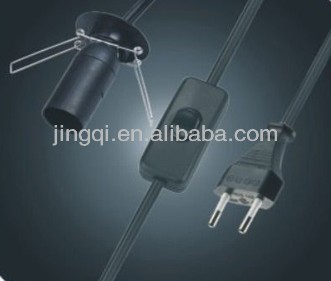 Europe VDE approved E14 cord for salt lamps