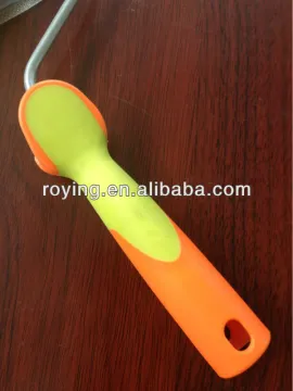 Bright color paint roller handle - painting tool pp+tpr soft handle