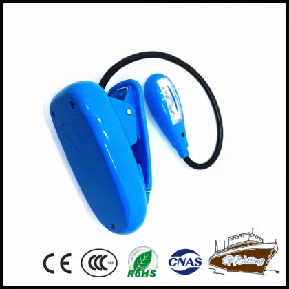 Mini 2 Led Reading Clip Light Led Book Clip Light