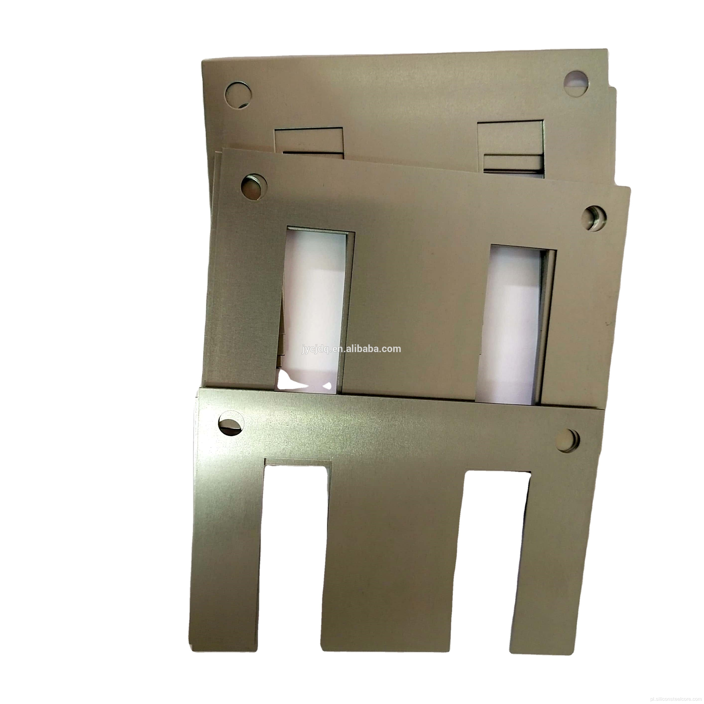 Cena laminowania typu EI o grubości 0,35 mm dla stalowego liniowego standardowego rozmiaru transformatora Mumetal Ferrite Rdzeń nad zapasem