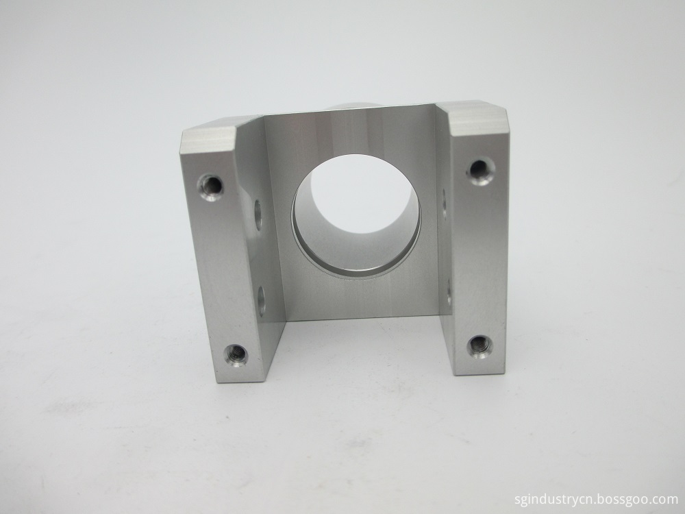 CNC Aluminum Milling Metal Parts With White Anodize
