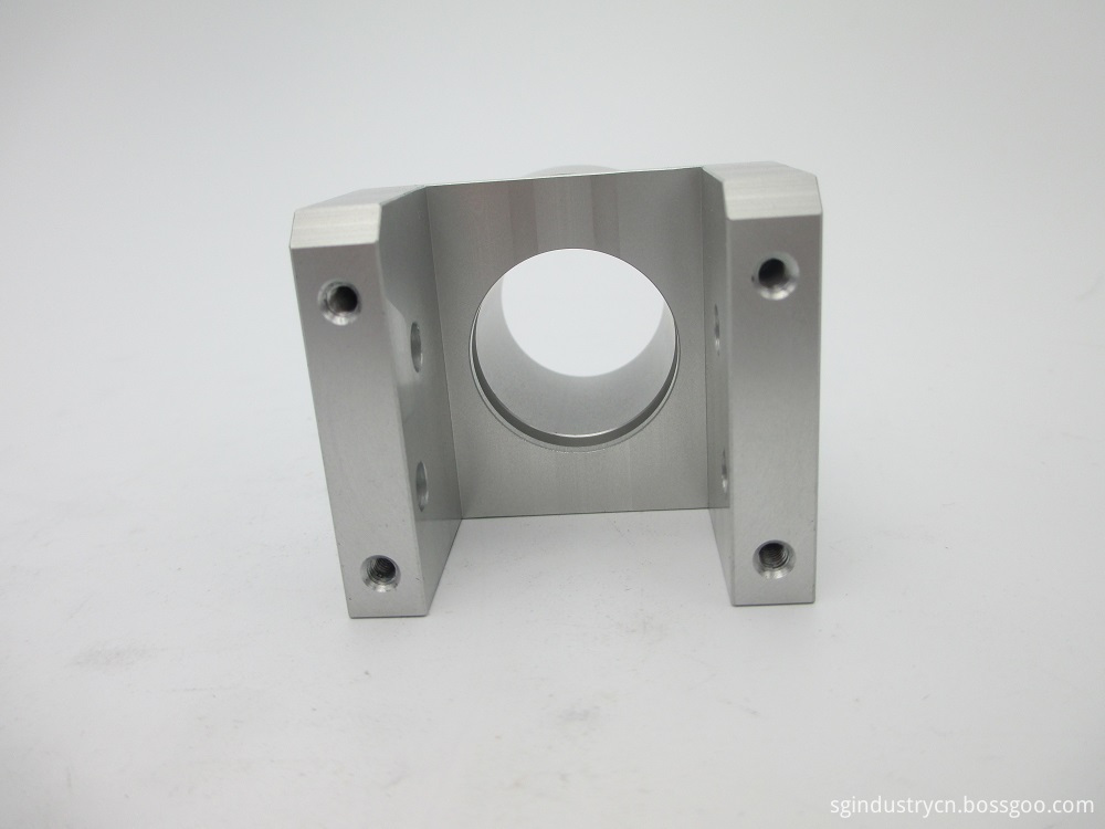 CNC Aluminum Milling Metal  Parts With White Anodize