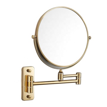 Adjustable 360 Degree Swivel Extendable Glass Makeup and Shaving Mirror for Bathroom