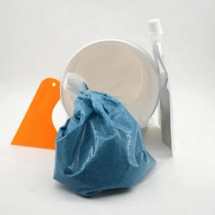 Ocean blue epoxy floor