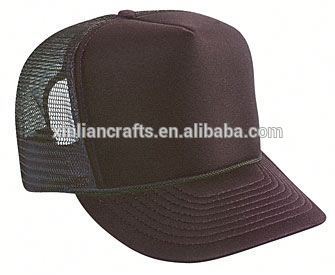Cheap price free sample polyester+mesh baseball cap with printing logo
