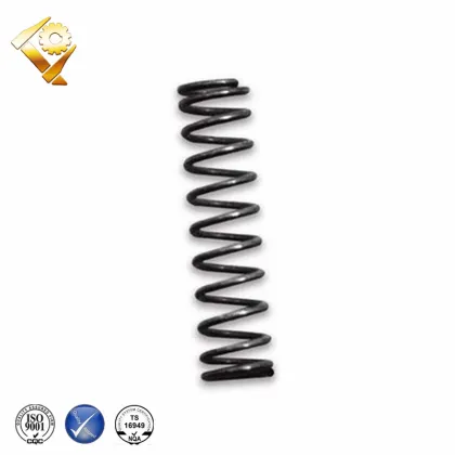 Spring steel pushing spring