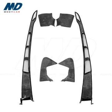 Carbon Fiber Rear Side Vents (6 Pcs) For 2017-2019 McLaren 720S
