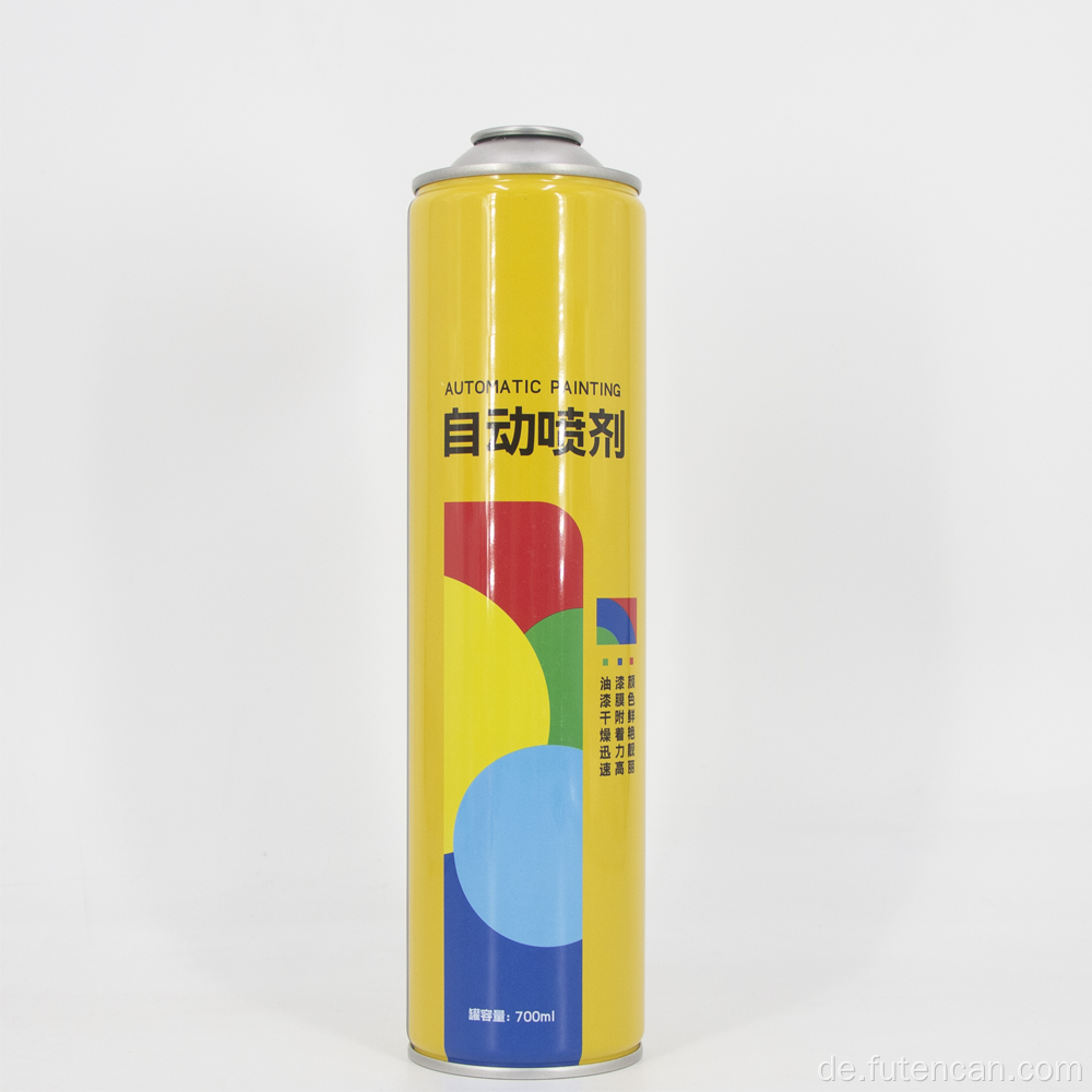 Leere Aerosolzinndosen