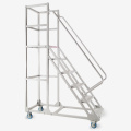 Mobile Platform Ladder Warehouse escada escalada de seis etapas