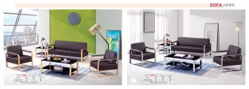 Office Furniture Sofa Modern Style Leather Suit