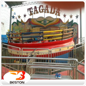 funny adult amusement equipment park rides Crazy Disco tagada for sale