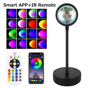 Smart Bluetooth Sunset Projector Night Light