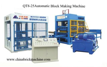 autamatic brick making machinery QT8-25 made in China