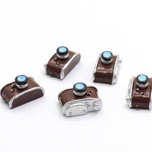 Wholesale 100Pcs Cute Mini Camera Resin Simulation Toy Doll House Ornaments Retro DIY MIni Camera Fairy Garden Crafts