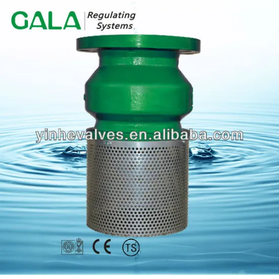 stainless steel screen foot valve