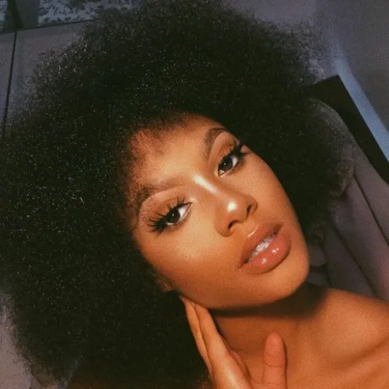 Synthetic Fluffy Big Afro Wig Short Kinky Curly Wig Cosplay Hair Color Yaki Straight for Women African Dark Brown Black Red 100g