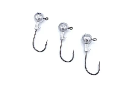 Wholesale Ball Shape Jig Head Hook Lead Combo Fishing Kit