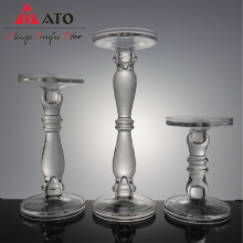 Long stem glass candle holder votive candle holders