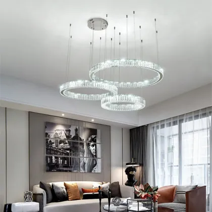 Modern LED Ceiling Chandeliers for Living Room and Bedroom Lighting