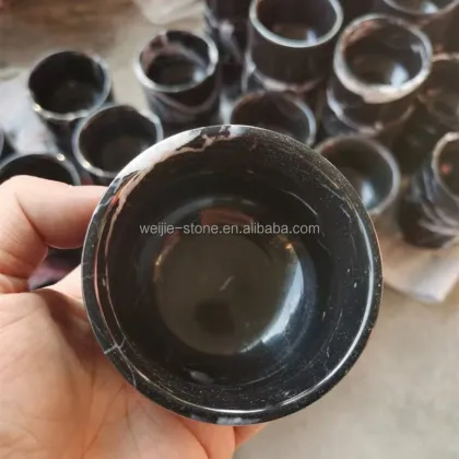 Unique Lauren Black and White Mug with Multiple Sizes and Custom Marble Candle Jar