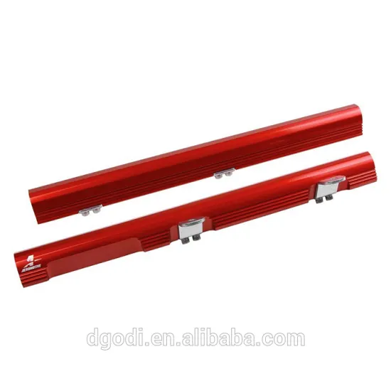 High Flow Red Anodizing Intake Manifold Fuel Rail