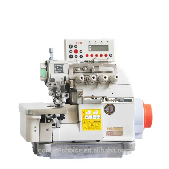 Hot Sale High Quality Automatic Back Latching Seaming 4 Thread Overlock Sewing Machine GC747QD-82BL
