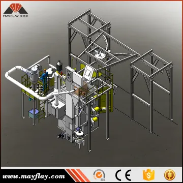 Mayflay Best Service Hanger Type Shot Blasting Cleaning Machine In China