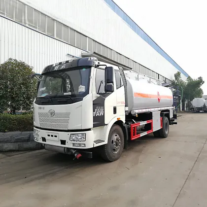 FAW Heavy Trucks 4X2 15000 Liters Refuelling Tank Truck/ Oil Tanker Truck