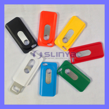 Metal Beer Bottle Opener Case Cover Slide in out for iPhone 5 iPhone 4 4s (CASE-053)