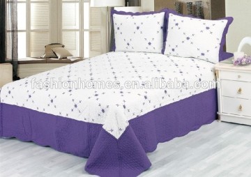 Beautiful queen satin bedspreads/lightweight summer bedspreads