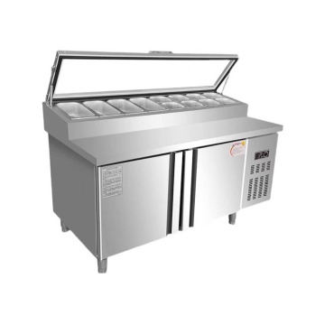 Best Selling Single-Temperature Salad Prep Bar Refrigeration Equipment for Restaurants (Made in China)