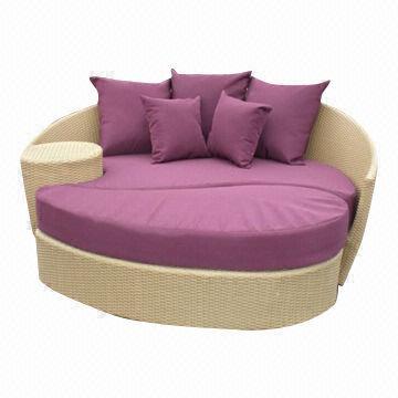 Outdoor rattan furniture/outdoor rattan lounge/patio lounge/aluminum rattan leisure bed
