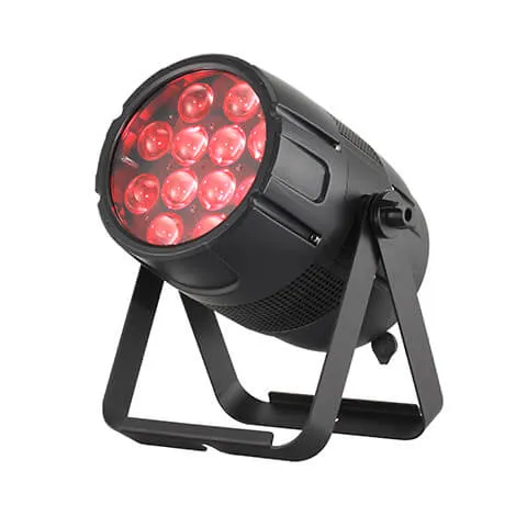 High-Power Waterproof RGBW Zoom DMX LED Par Light for DJ, Disco, Wedding, and Bar Lighting