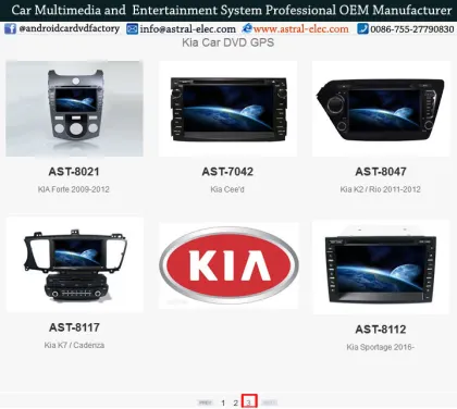 Car Gps Navigator Screen Kia Sorento