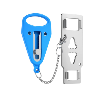 Portable Security Travel Door Lock Guard - Privacy Padlock for Home, Hotel, and School