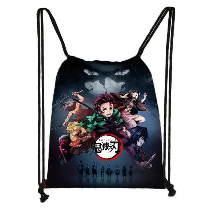 Revengers Demon Slayer Itachi Uchiha Drawstring Backpack