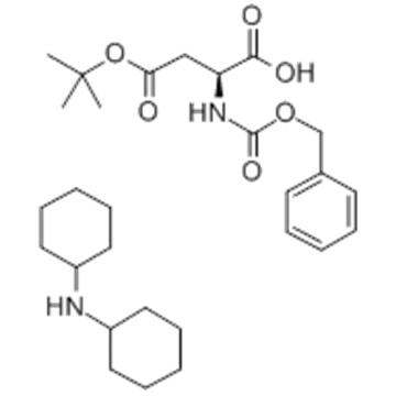４ − ｔｅｒｔ−ブチル水素Ｎ  - （（ベンジルオキシ）カルボニル）−Ｌ−アスパラギン酸、ジシクロヘキシルアミン（１：１）との化合物ＣＡＳ ２３６３２−７０−４