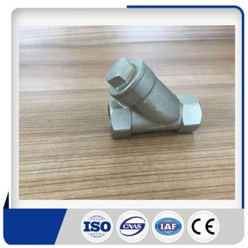 Standard cf8 threaded ends y-strainer