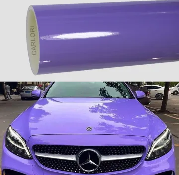 Car vinyl wrap gloss purple