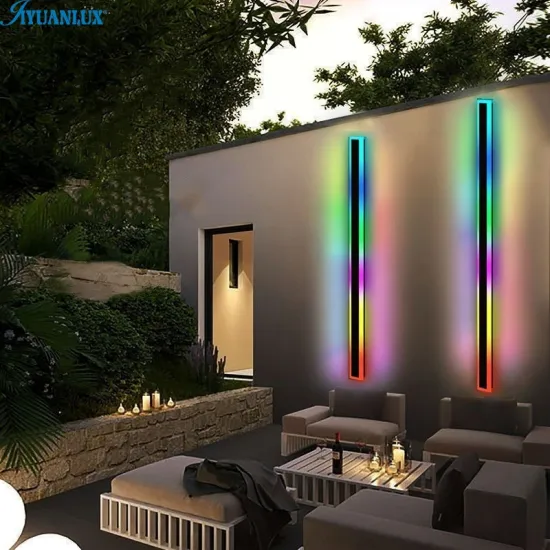Minimalist Nordic Exterior Lighting: LED Wall Sconces, Garden, and Long Strip Linear Wall Lights for Home Décor