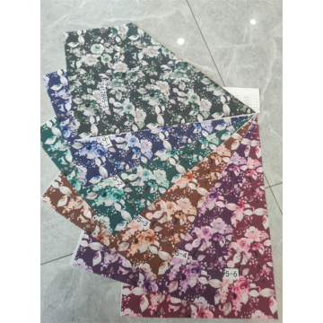 High-Quality Imitation Linen Printed Polyester Fabric
