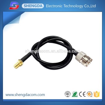 RG58 coaxial cable with pigtail extension SMA connector to UHF SO239 PL259
