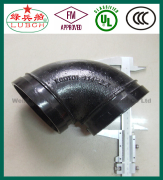 sand casting pipe fittings 90 degree elbow
