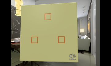 LINGAN smart switch for home automation/zigbee dimmer switch with glasses touch panel