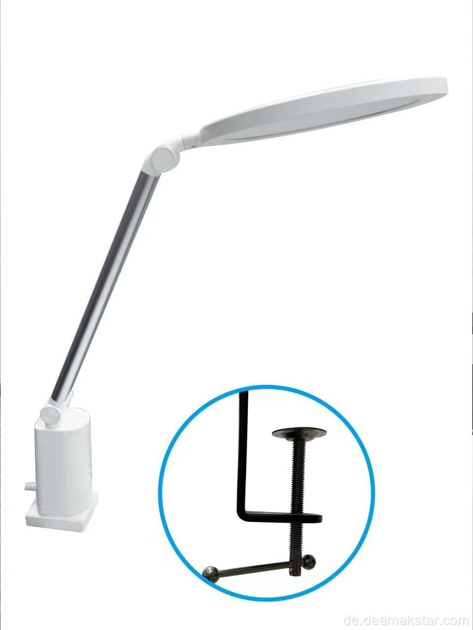 LED -Schreibtischlampe dimmbare Leselampe wiederaufladbar