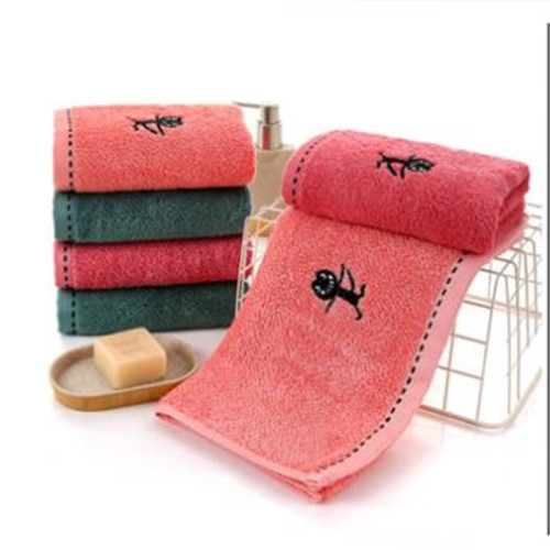 Towel gift handkerchief embroidery home daily water washs
