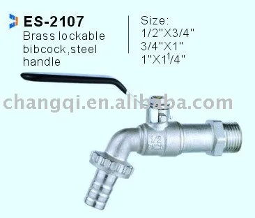 Brass lockable bibcock